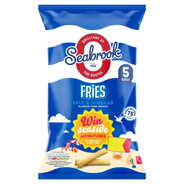 Seabrook Loaded Fries Salt & Vinegar Multipack