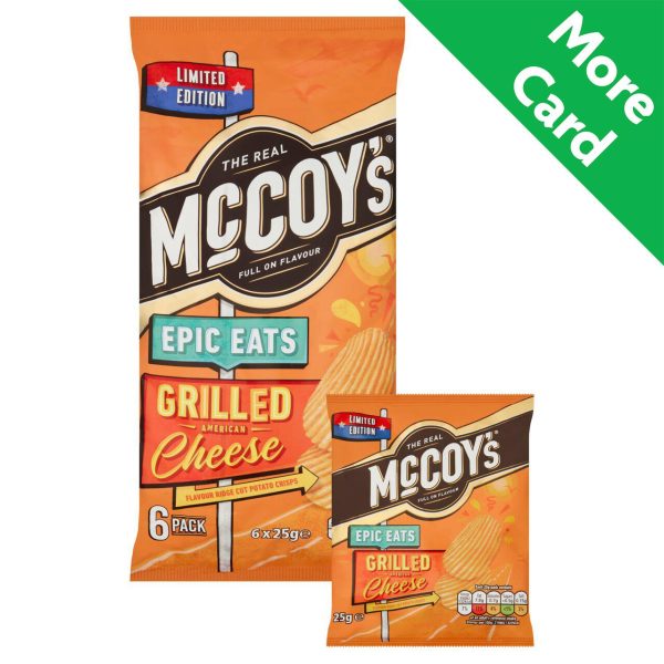 McCoy's Epic Eats Grilled Cheese Multipack Crisps