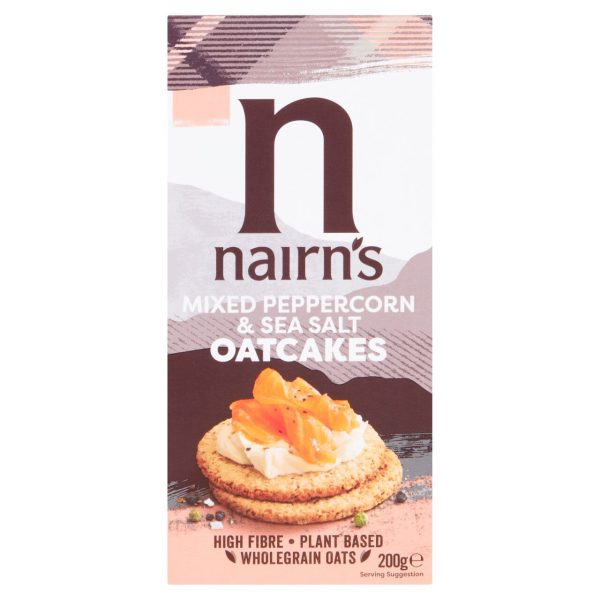 Nairn's Mixed Peppercorn & Sea Salt Oatcakes