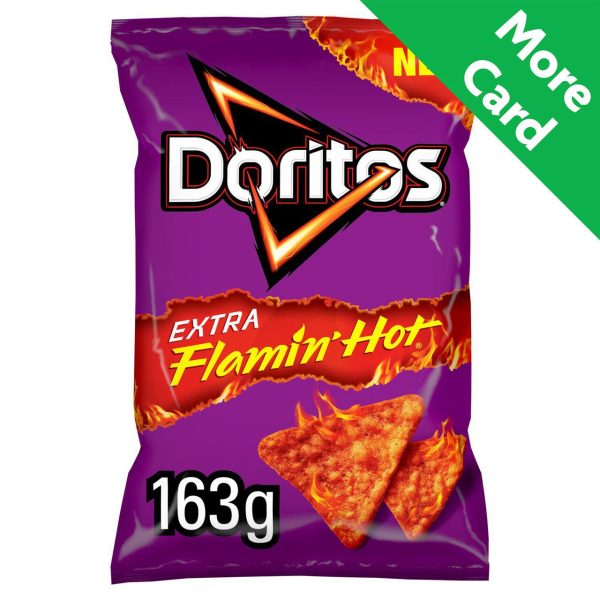 Doritos Extra Flamin' Hot Sharing Bag Crisps