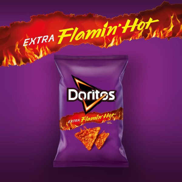 Doritos Extra Flamin' Hot Sharing Bag Crisps