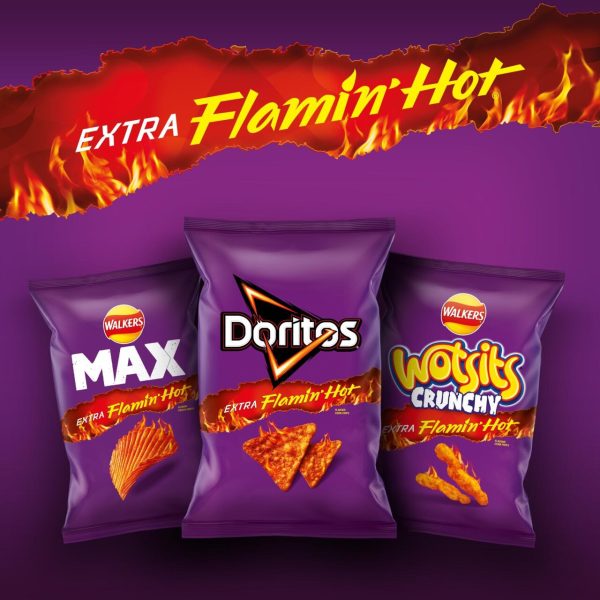 Doritos Extra Flamin' Hot Sharing Bag Crisps