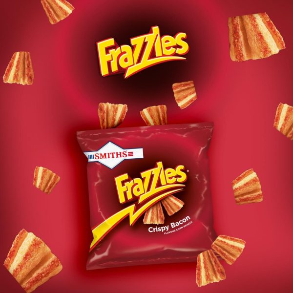 Smiths Frazzles Crispy Bacon Sharing Snacks Crisps