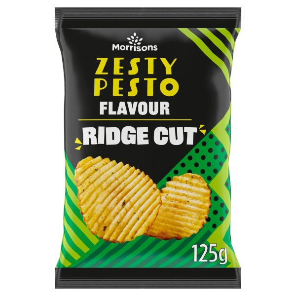 Zesty Pesto Flavour Ridge Cut Crisps