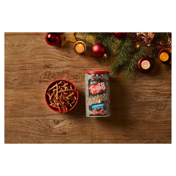 Jacob's Twiglets Original Baked Snacks Christmas Tub