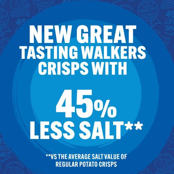 Walkers Less Salt Mild Cheese & Onion Multipack Crisps