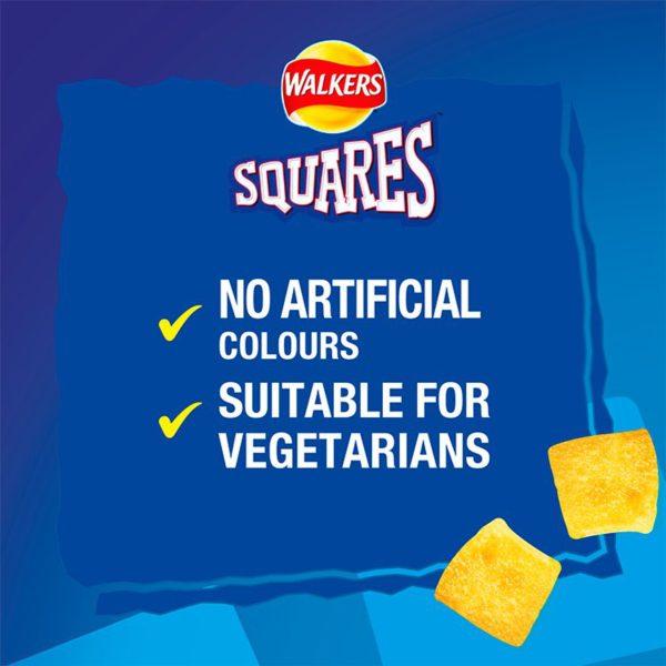 Walkers Squares Variety Multipack Snacks Crisps