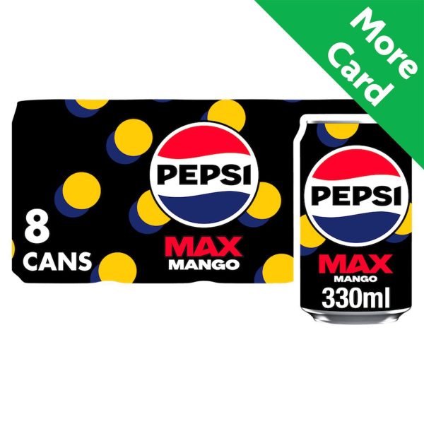 Pepsi Max Mango No Sugar Cola Cans