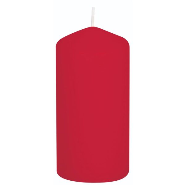 Nutmeg Home Red Pillar Candle Medium 60 x 130mm