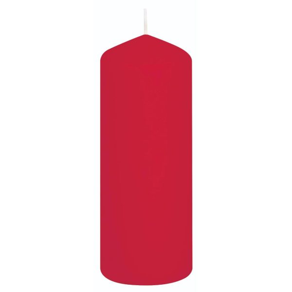 Nutmeg Home Red Pillar Candle Large 60 x 165mm