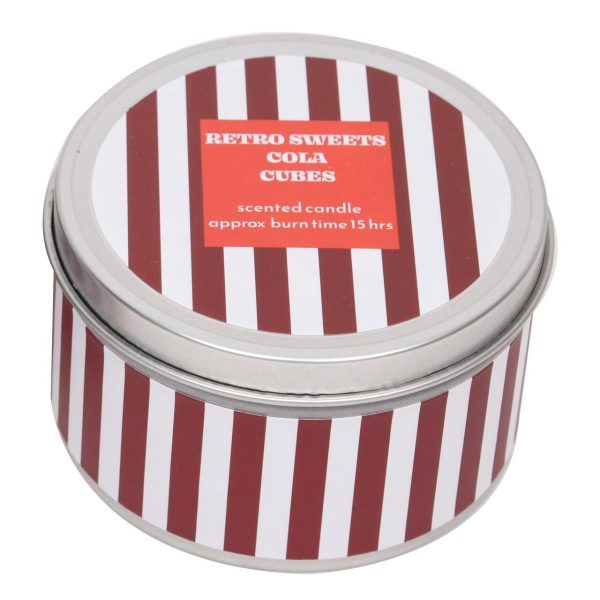 Nutmeg Home Mini Tin Candle Retro Sweets