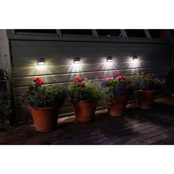 Wall, Fence & Post Light pack of 4