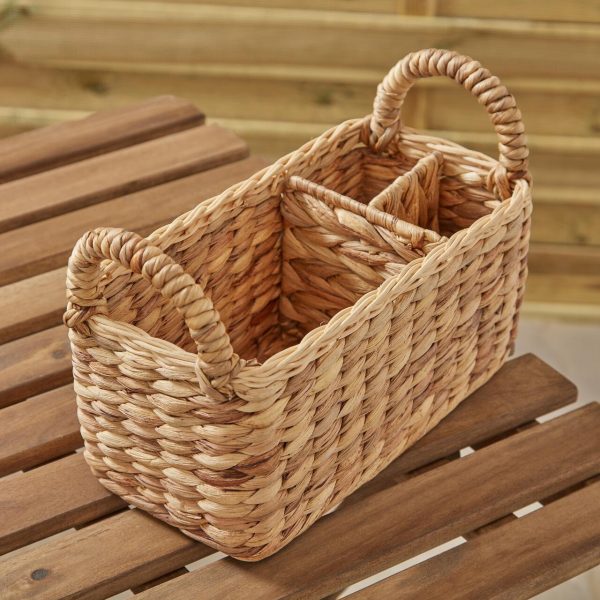 Woven Condiment & Cutlery Holder