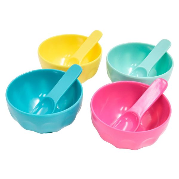 Nutmeg Bright Ice Cream Bowl Set