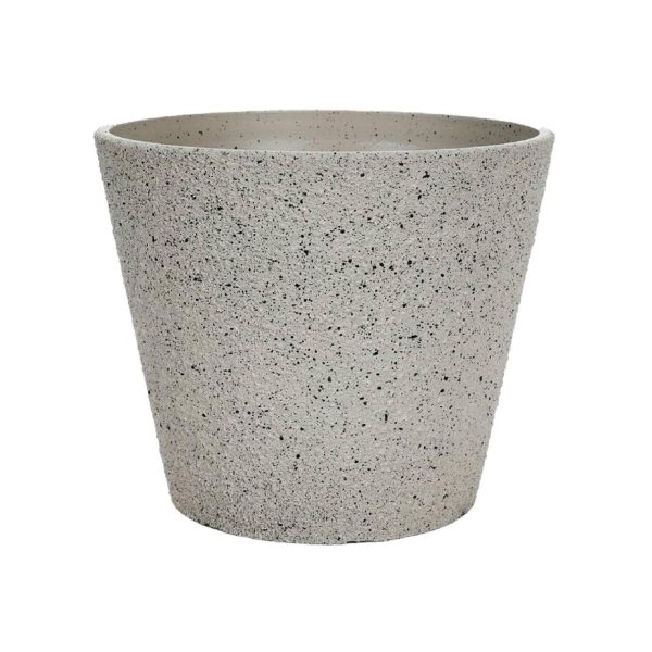 Nutmeg Concrete Look Planter - Natural