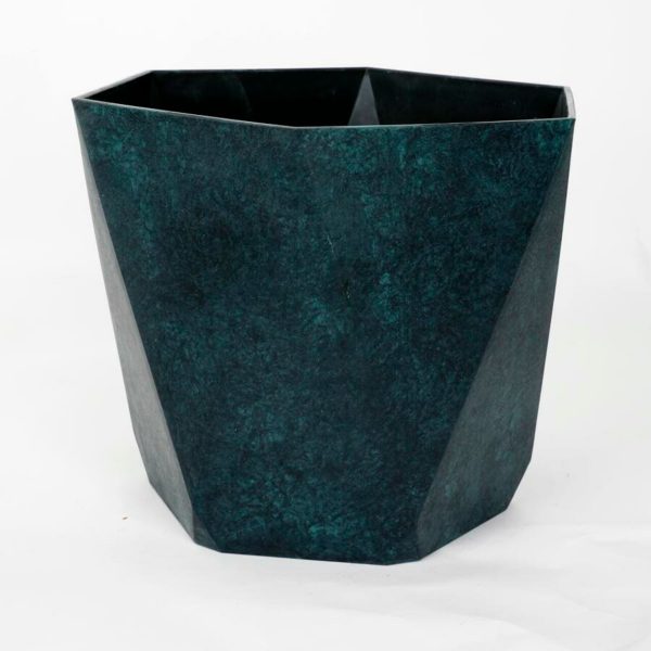 Nutmeg Hexagon Small Plastic Planter