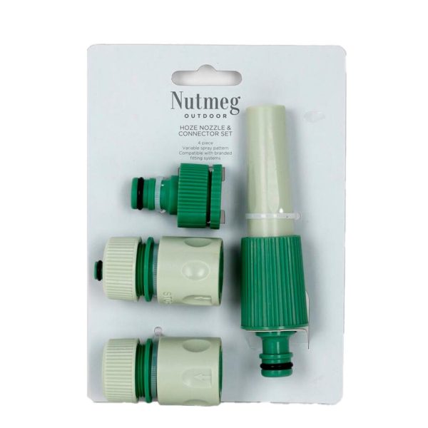 Nutmeg Twist Nozzle & Connector Set