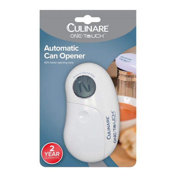 Culinare One Touch Electric Can Opener White