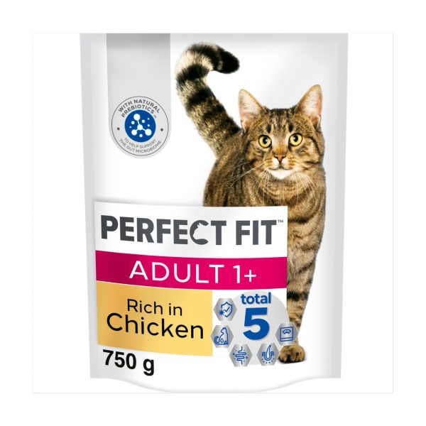 Perfect Fit Advanced Nutrition Adult Complete Dry Cat Food Chicken