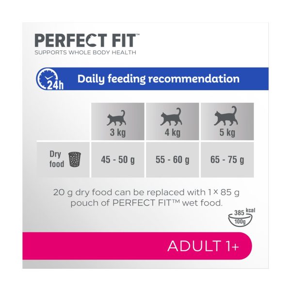 Perfect Fit Advanced Nutrition Adult Complete Dry Cat Food Chicken