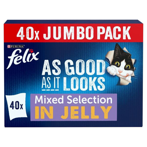 Felix As Good As It Looks Mixed Selection in Jelly Wet Cat Food