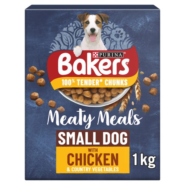 Bakers Meaty Meals Small Dog Chicken Dry Dog Food