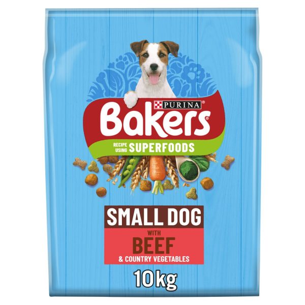 Bakers Small Dog Dry Dog Food Beef & Veg