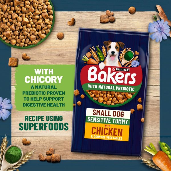 Bakers Small Dog Sensitive Tummy Chicken Dry Dog Food