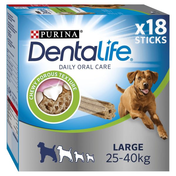 Dentalife Large Dental Chicken Dog Chews 18 Sticks