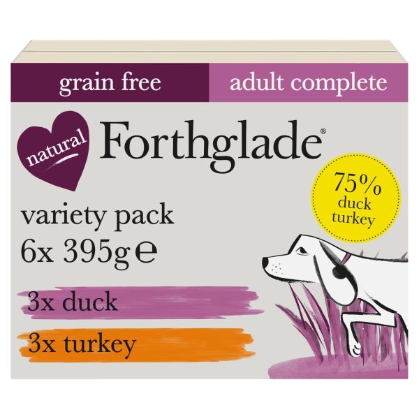 Forthglade Turkey And Duck Wet Dog Variety Pack