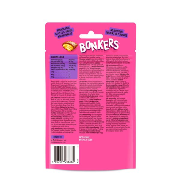 Bonkers Cat Treats Bangin Beef Flavor