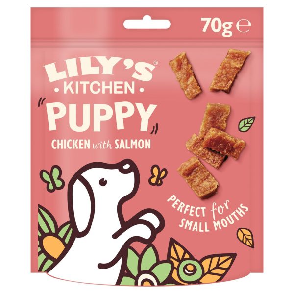 Lily's Kitchen Puppy Chicken & Salmon Nibbles