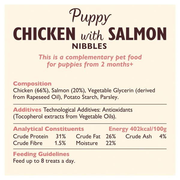 Lily's Kitchen Puppy Chicken & Salmon Nibbles