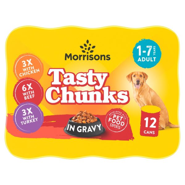 Dog Food Meat Chunks In Gravy