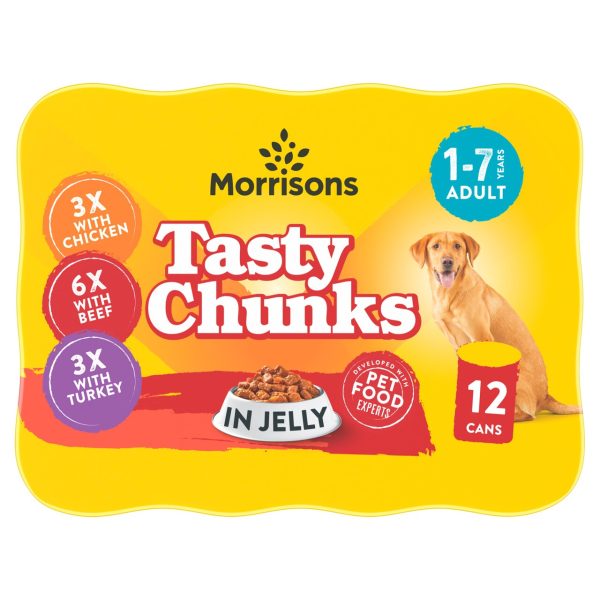 Dog Food Meat Chunks In Jelly