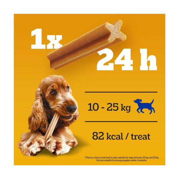 Pedigree Dentastix Daily Adult Medium Dog Treats 28 x Dental Sticks