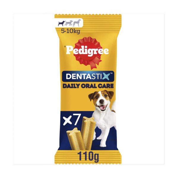 Pedigree Dentastix Daily Adult Small Dog Treats 7 x Dental Sticks