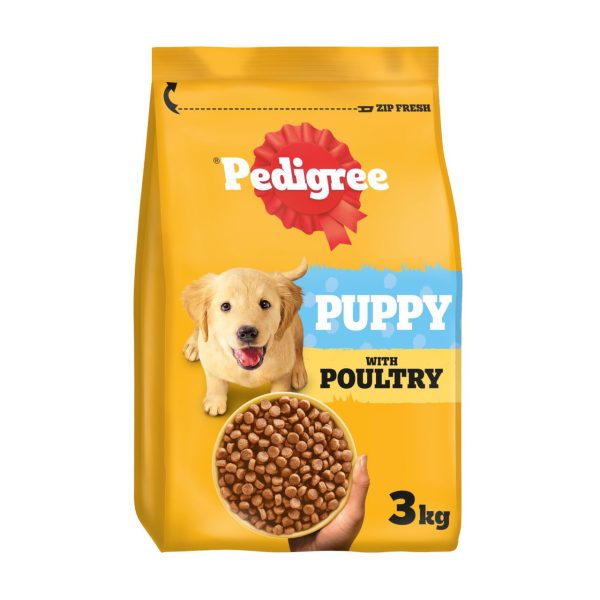 Pedigree Puppy Medium Dog Complete Dry With Poultry And Rice