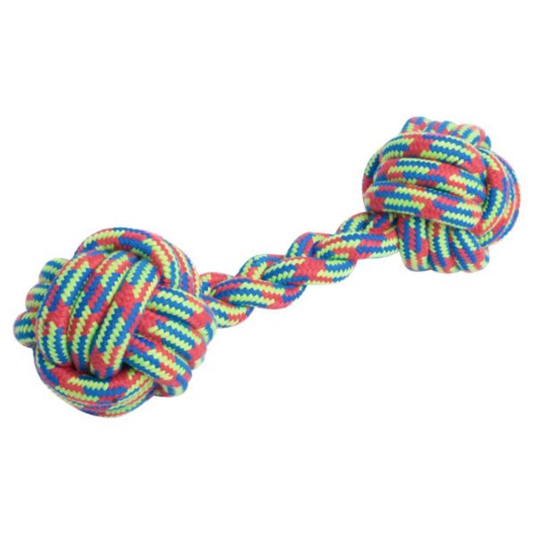 Petface Toyz Woven Knotted Rope Bone Dog Toy