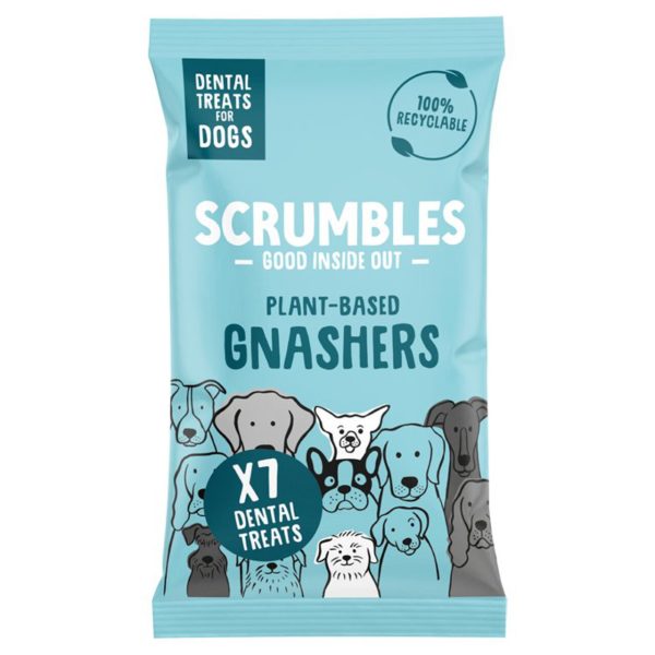 Scrumbles Gnashers For Dogs Daily Dental Sticks