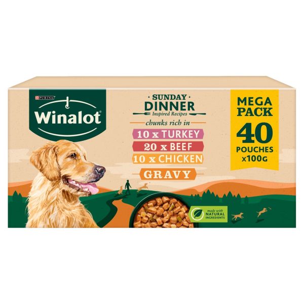 Winalot Sunday Dinner Mixed in Gravy Wet Dog Food