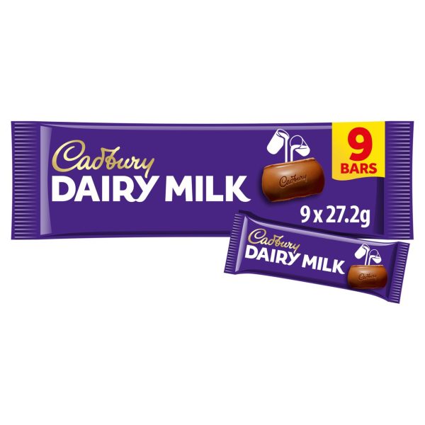 Cadbury Dairy Milk Chocolate Bar Pack Of 9 Multipack