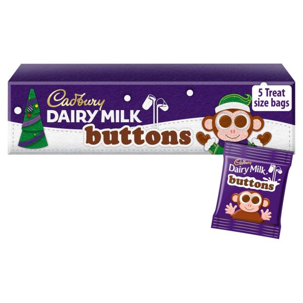 Cadbury Dairy Milk Christmas Chocolate Buttons Tube