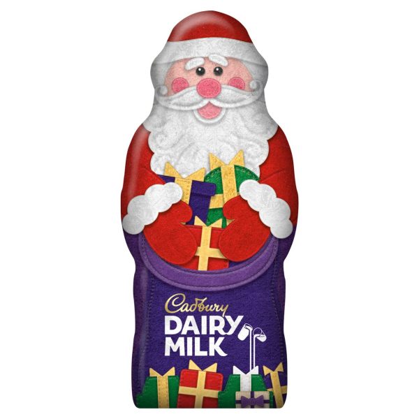 Cadbury Dairy Milk Christmas Chocolate Santa Hollow Figure