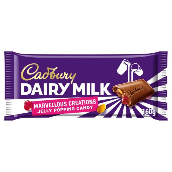 Cadbury Dairy Milk Marvellous Creations Jelly Popping Candy Chocolate Bar