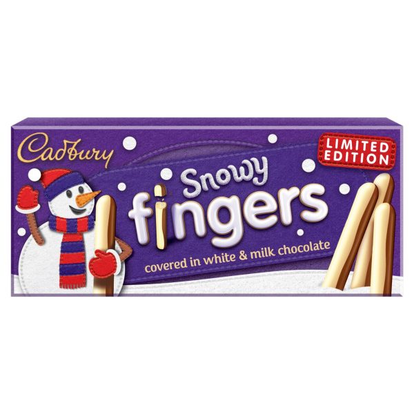 Cadbury Snowy White & Milk Chocolate Fingers