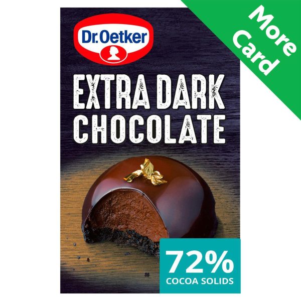 Dr. Oetker Extra Dark Chocolate Bar