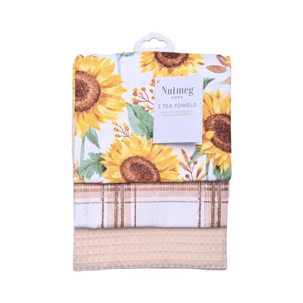 Nutmeg Home Sunflower Tea Towels