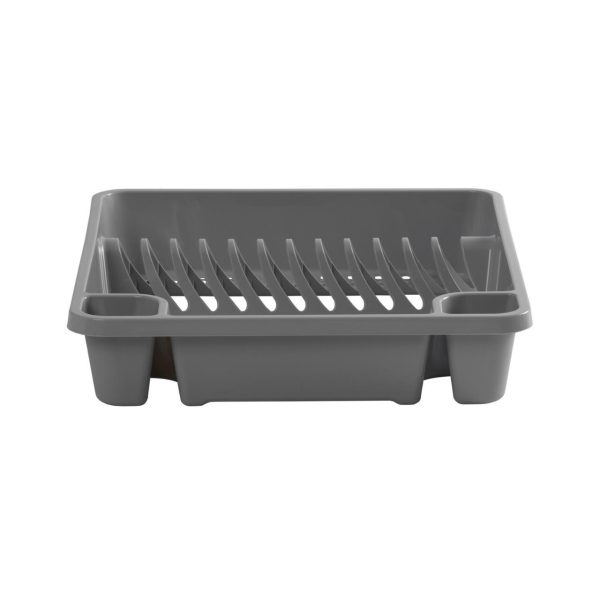 Rectangular Dish Drainer Cool Grey