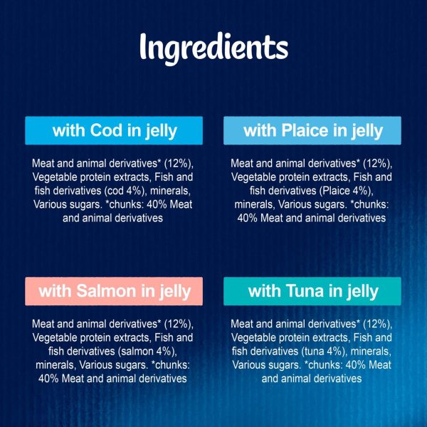 Felix As Good As It Looks Ocean Feasts Selection in Jelly Wet Cat Food